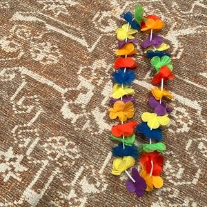 Hawaiian lei - garland of flowers - dress up costume Halloween - 3 available!
